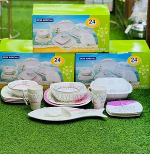 24pcs Unbreakable Dinner Set