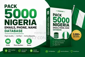 5000 Nigerian Database for Marketing (2026)