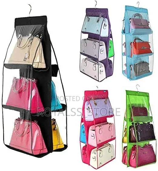 6-pocket Hanging Handbag Organizer