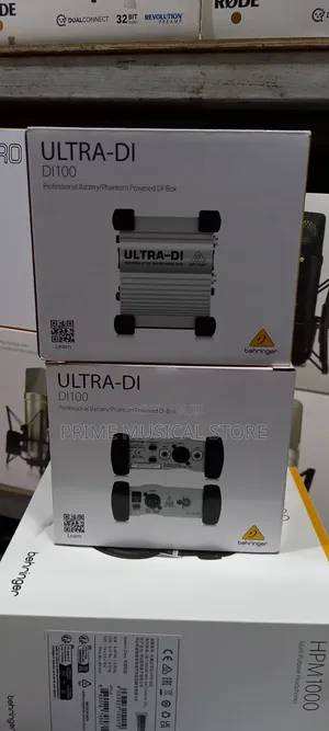 Behringer Ultra Di100 Professional Battery/ Phantom Powered Di Box