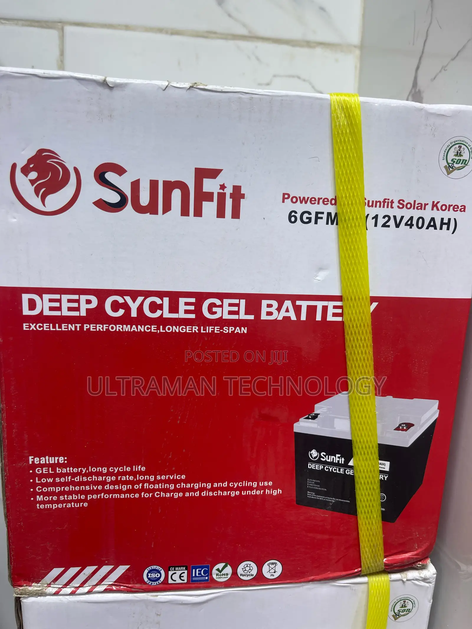 40ah Sunfit Deep Cycle Solar Battery