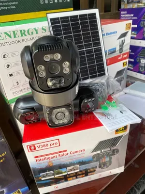 Triple-Lens V380 Pro Smart Intelligent Solar Security Camera