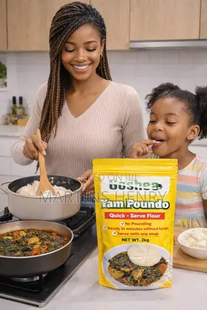 Goshea Yam Poundo Food