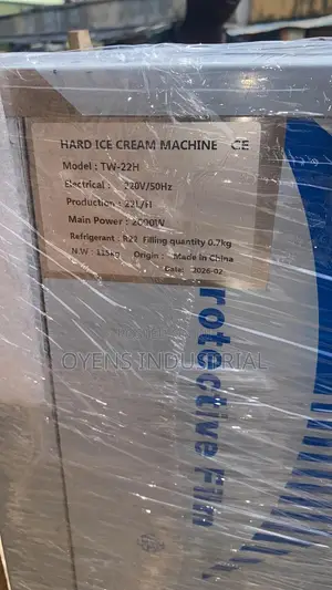 Hard Ice Cream Batch Freezer Machine