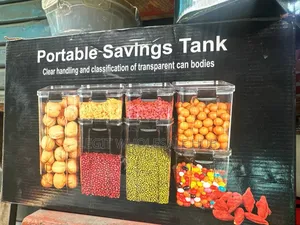7pcs Acrylic Cannister/ Food Storage Container