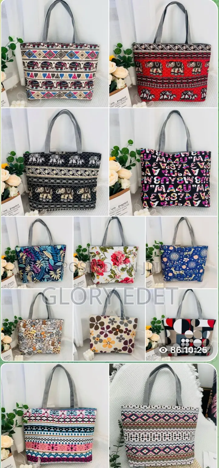 Classical Design Solid Tote Bag