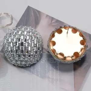 Classical High Statement Exaggerated Shiny Stud Round Big Earrings