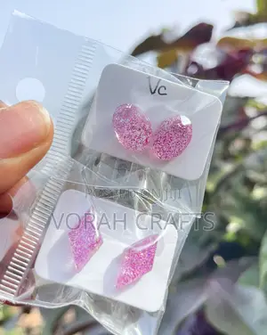 Luxury Handmade Stud Resin Earrings
