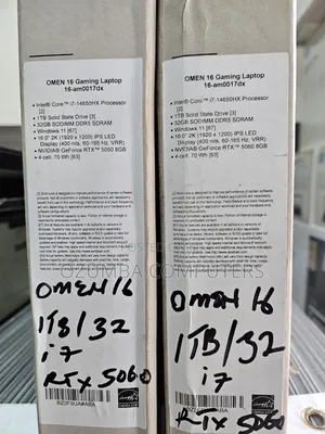 New Laptop HP Omen 16 32GB Intel Core i7 SSD 1T