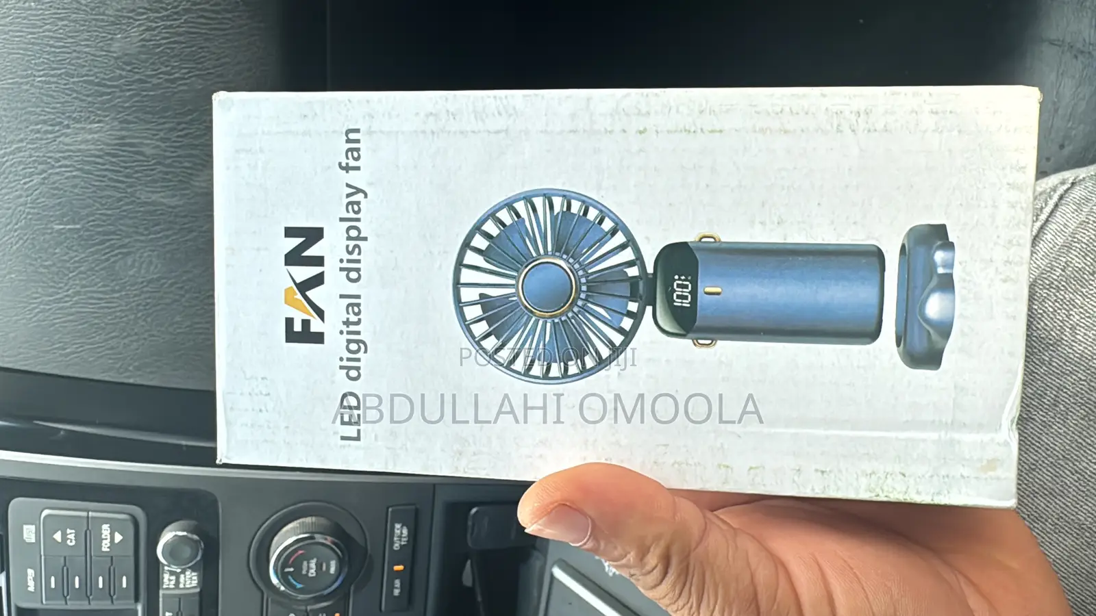 Rechargeable Potable Fan