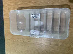 Clear Cable Management Storage Box