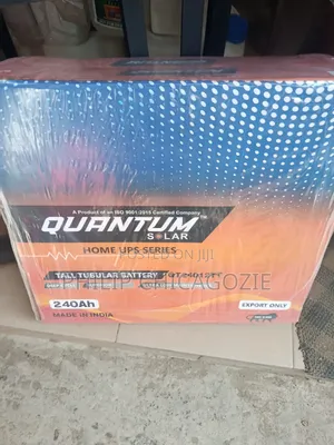 Quantum Tall Tubular Battery 240ah