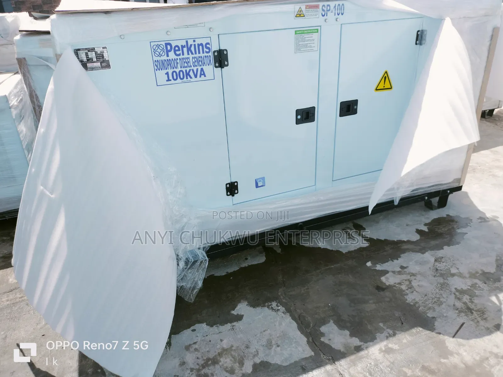 Perkins Soundproof Generator 100kva