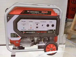 Maxmech RFS 8800e Generator 7.5kva,  Copper Coil .