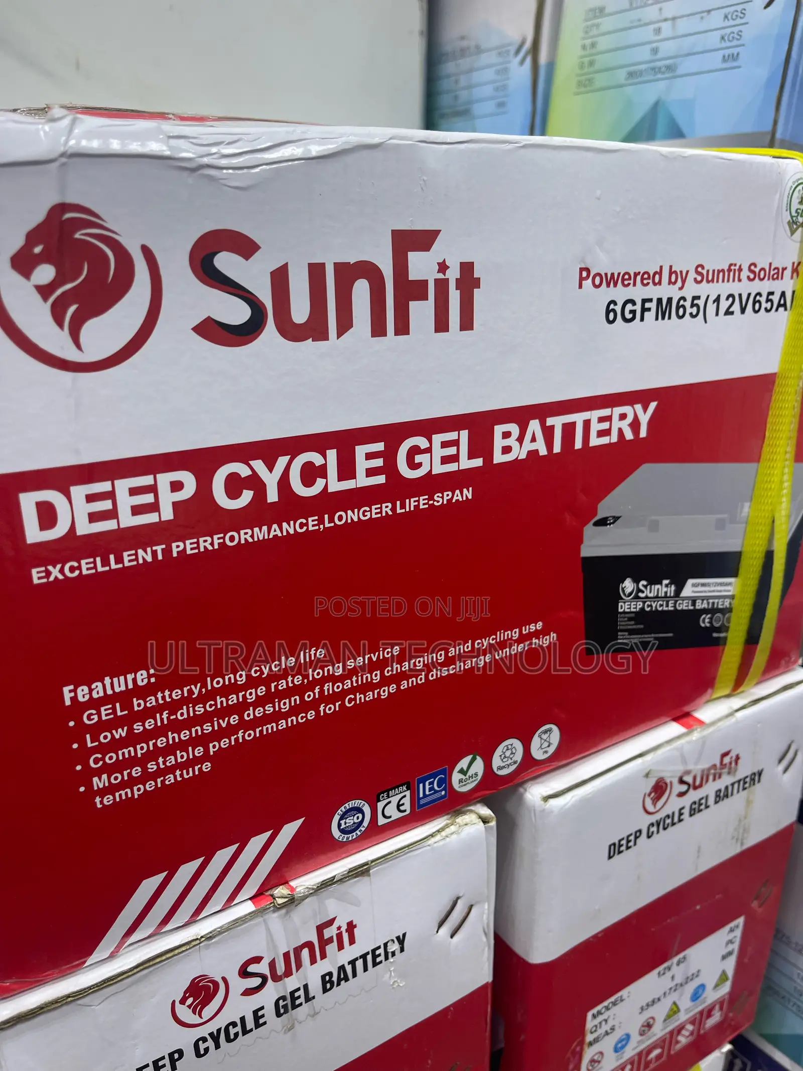 65ah Sunfit Deep Cycle Solar Battery