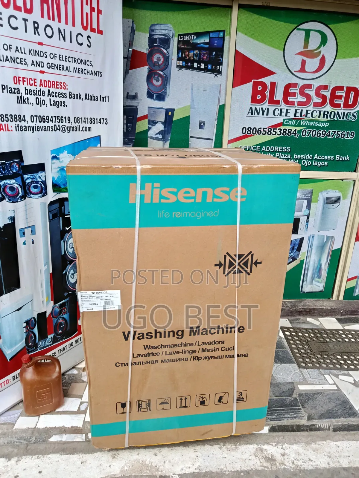 Hisense 21 Kg Uploading Automatic Washing and Spinning Machine Cooper