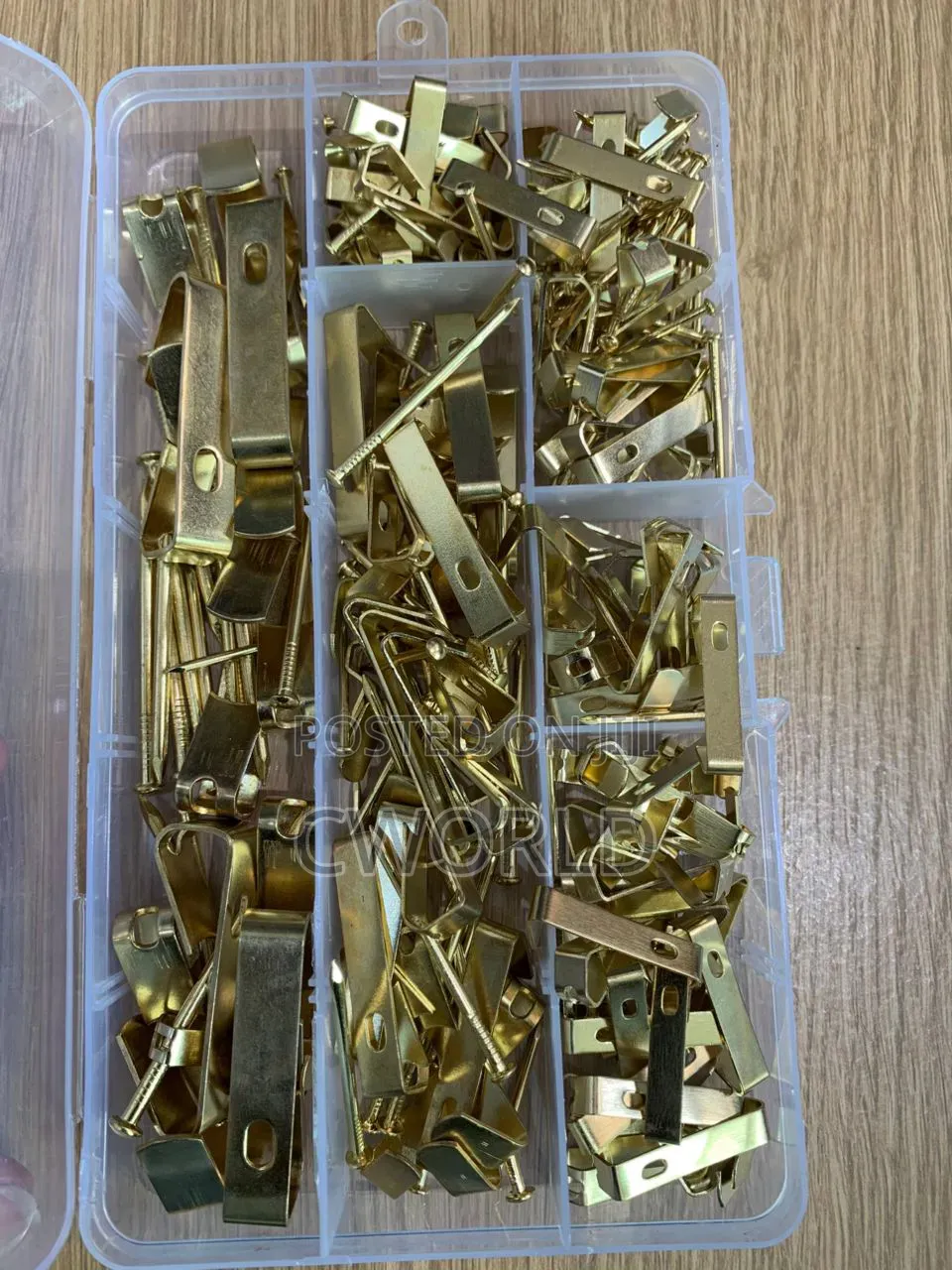 Assorted Gold Picture Hanging Hardware Kit