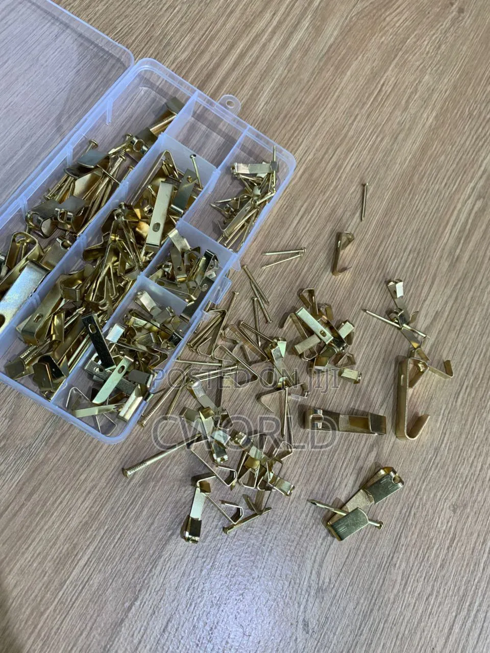 Assorted Gold Picture Hanging Hardware Kit