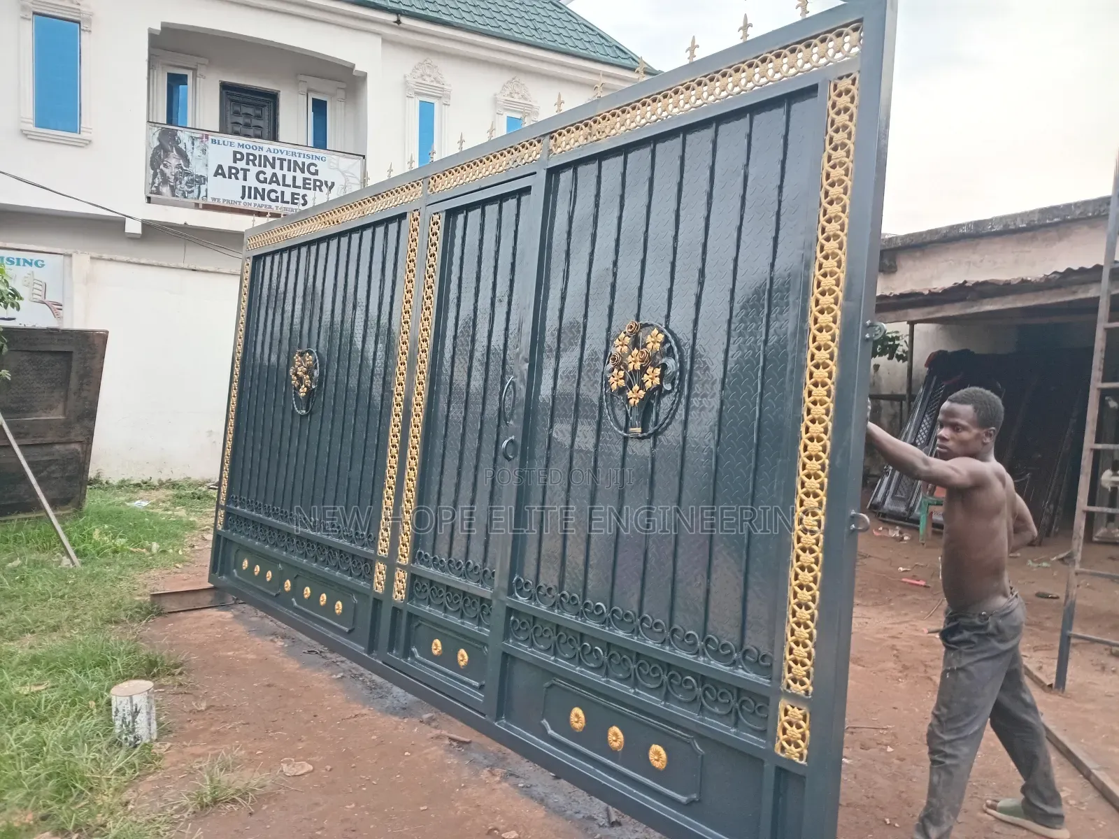 Solid Iron Gate