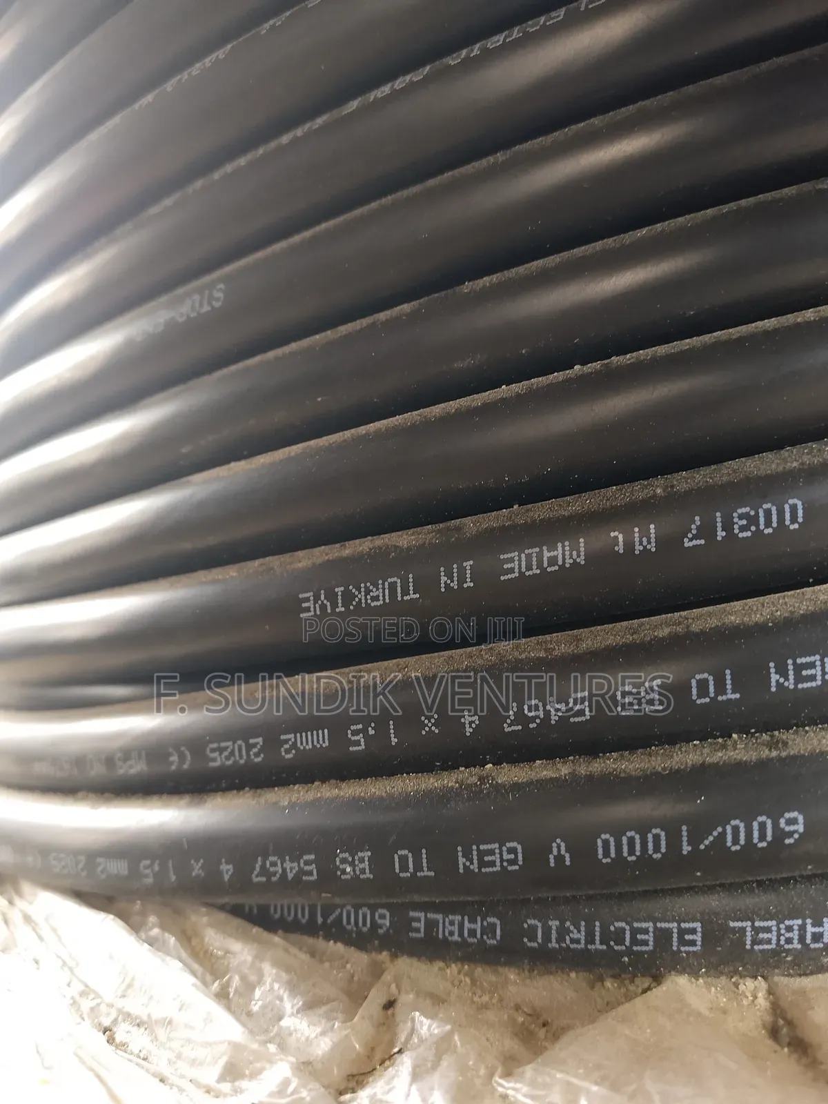 1.5mm 4core Armoured Cable Full Guage