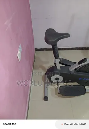 Orbitrac Bike Exercise Bike Elliptical With Dumbbell and Twister