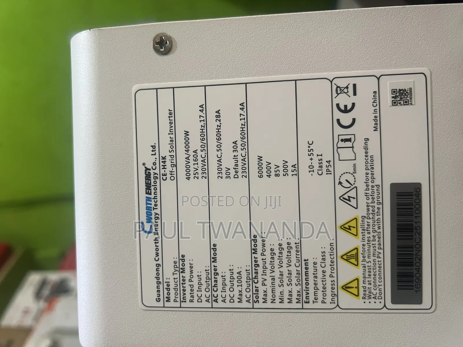 Cworth 4kva 24v Hybrid Inverter