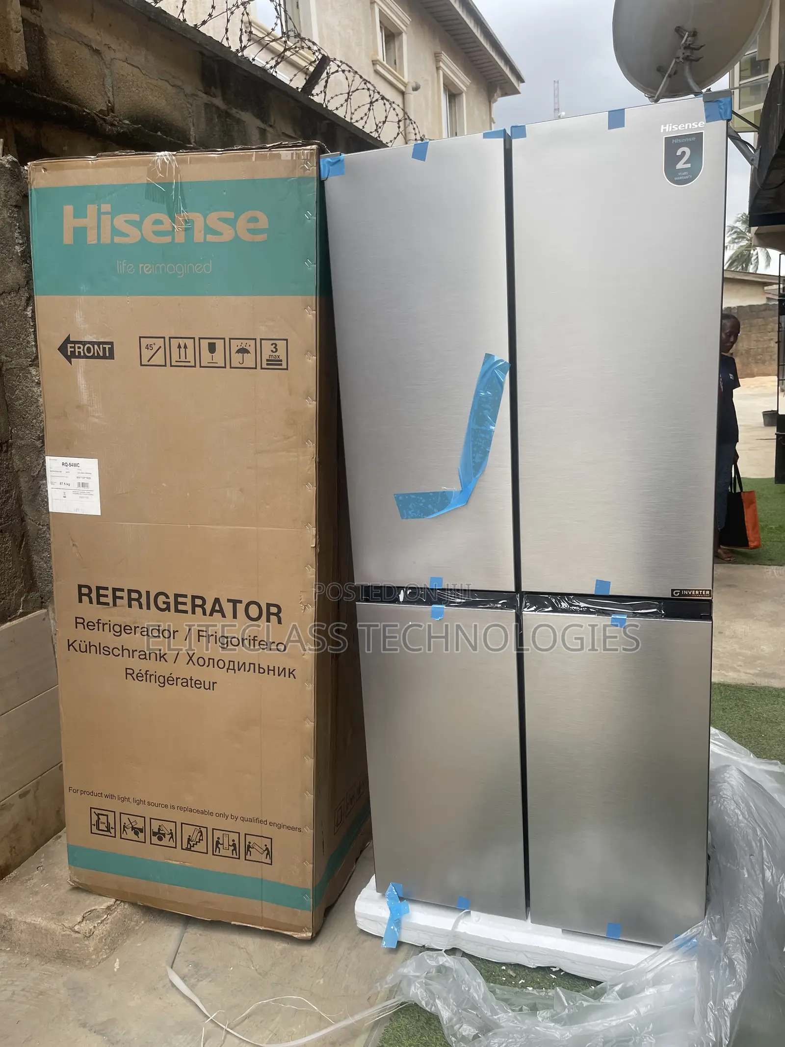 Hisense Ref-54ws Multi-Door Fridge 392l Capacity