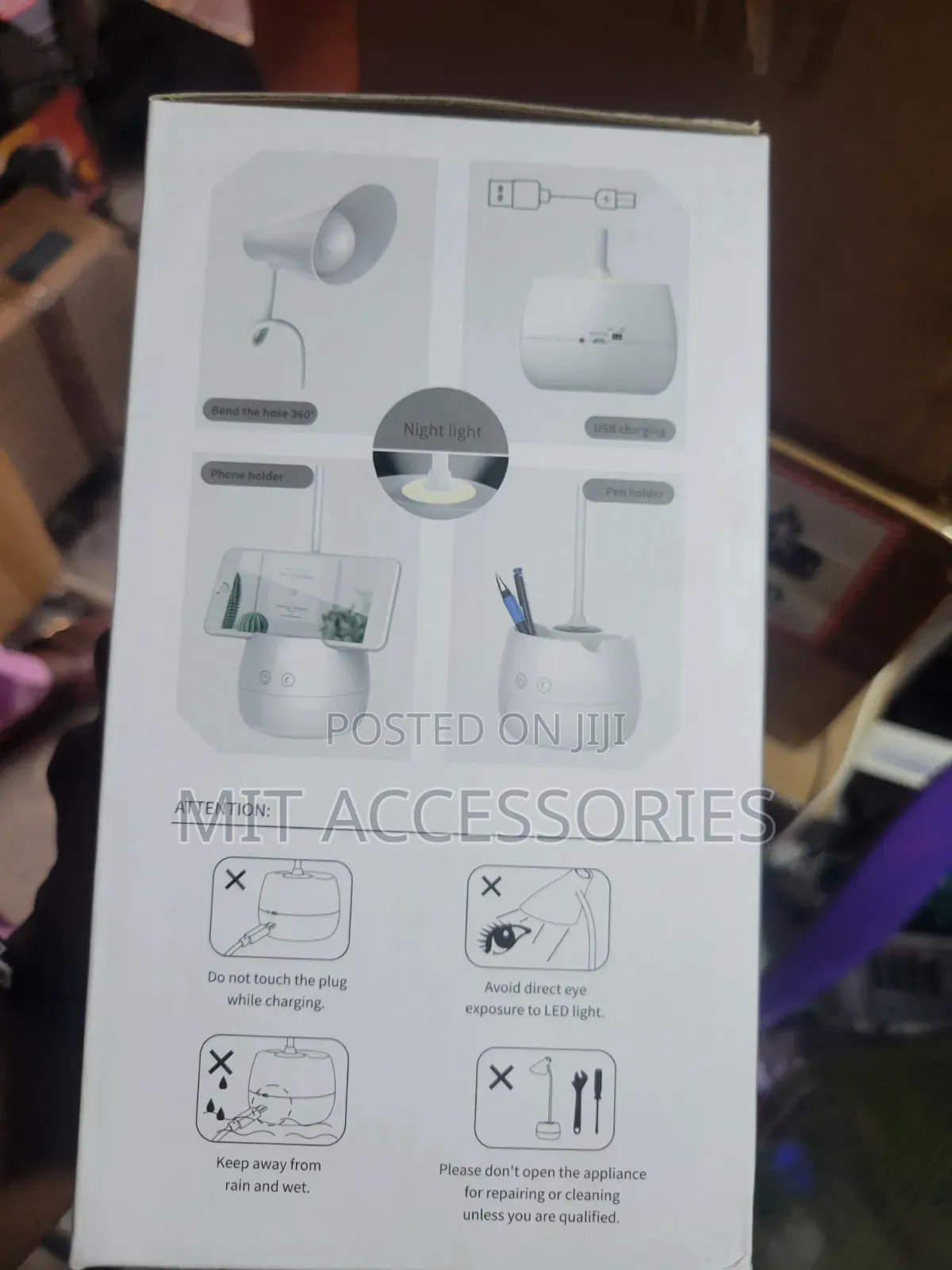 Touch Switch Led Desk Lamp.
Pen Holder
Phone Holder
Soft Light