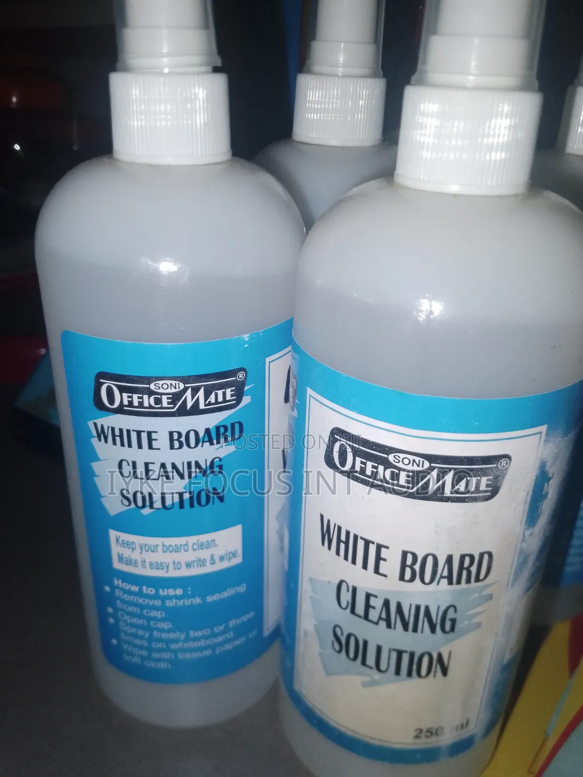 White Boards Cleaning Solution