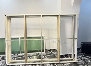 Aluminium Glass Wood Display Shelf – 8 Compartments