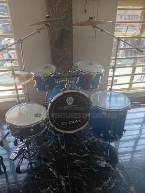 Complete Blue Drum Set Virgin Sound