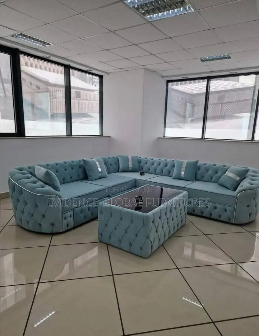 Luxury L-Shaped Sofa Chair