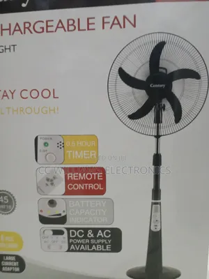 Century 18inch Rechargeable Fan