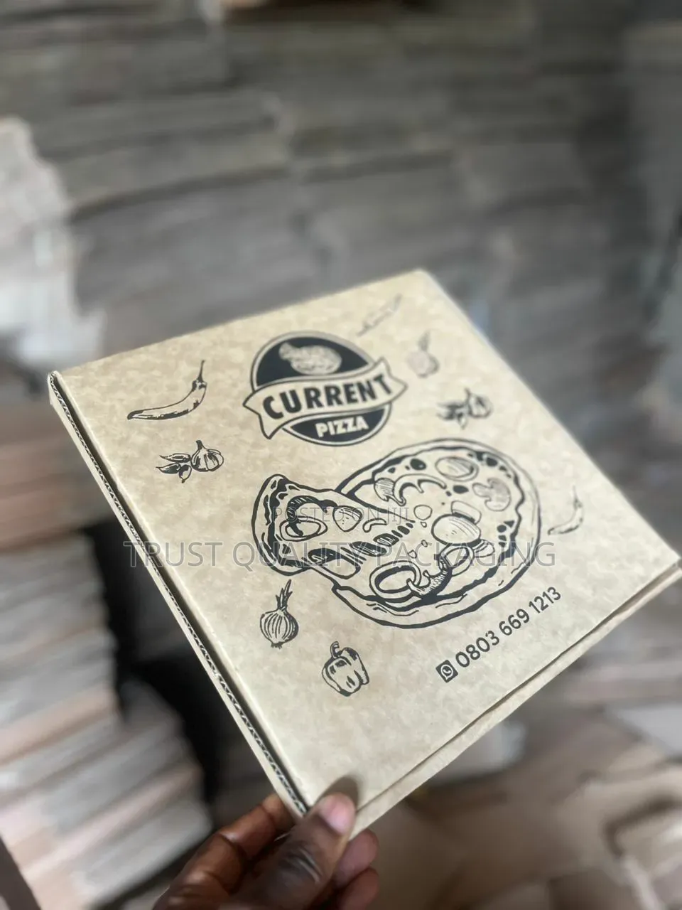 Corrugated Pizza Box