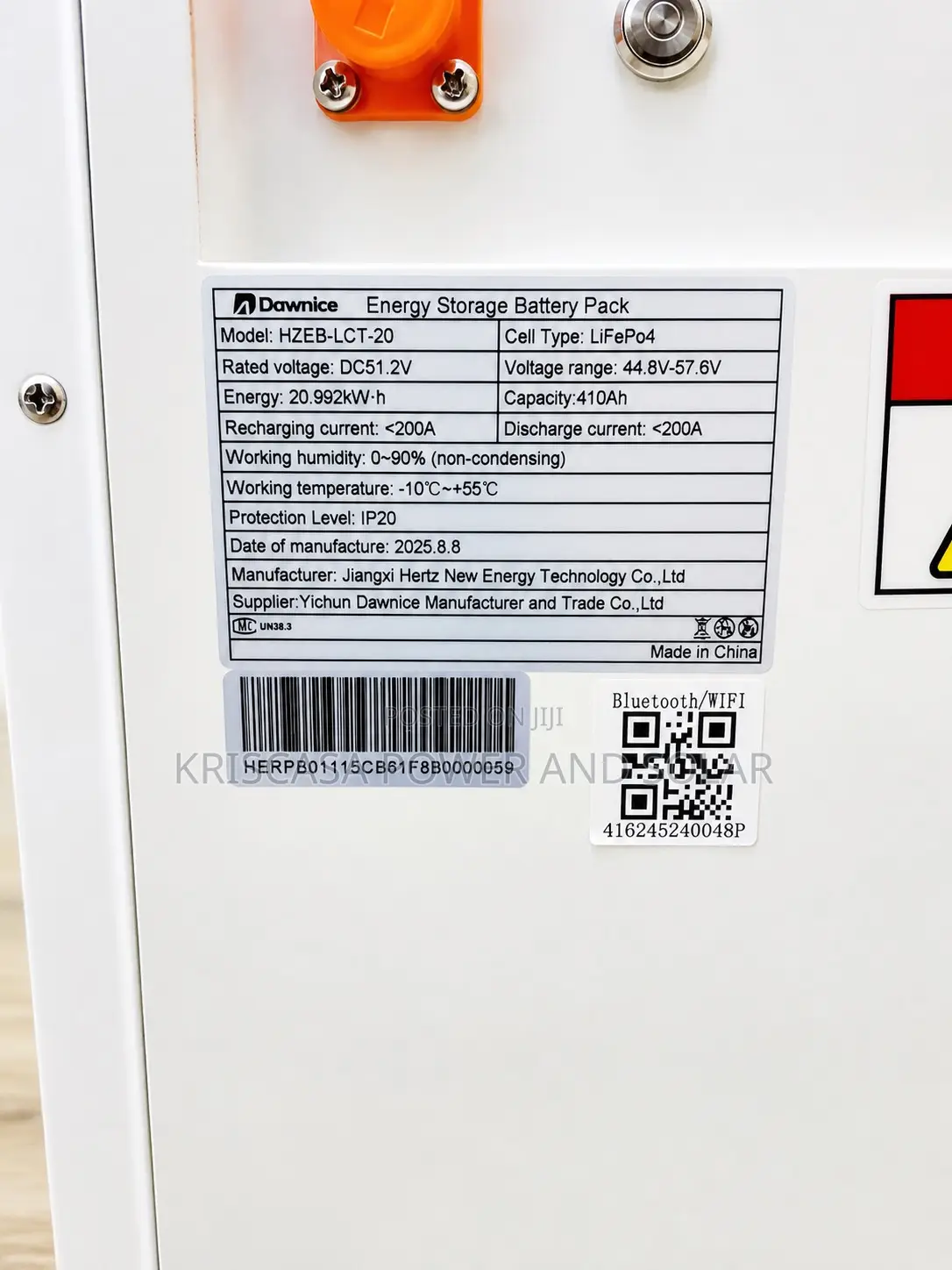 20kwh Dawnice Premium Lithium Battery