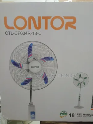 Lontor 18inch Rechargeable Fan