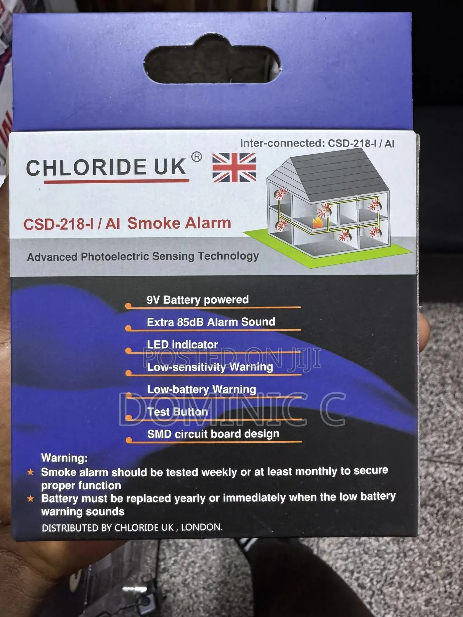 Chloride Wireless Smoke Detector