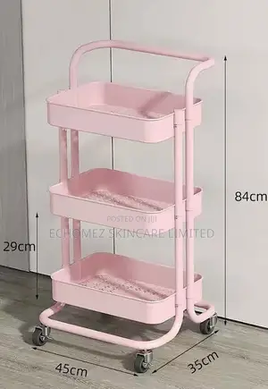 3 Step Organizer Movable Trolley