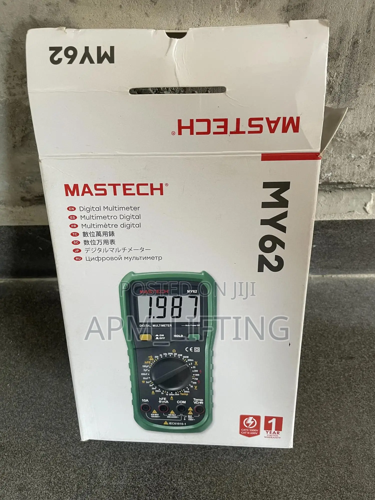Mastech My62 Handheld Digital Multimeter
