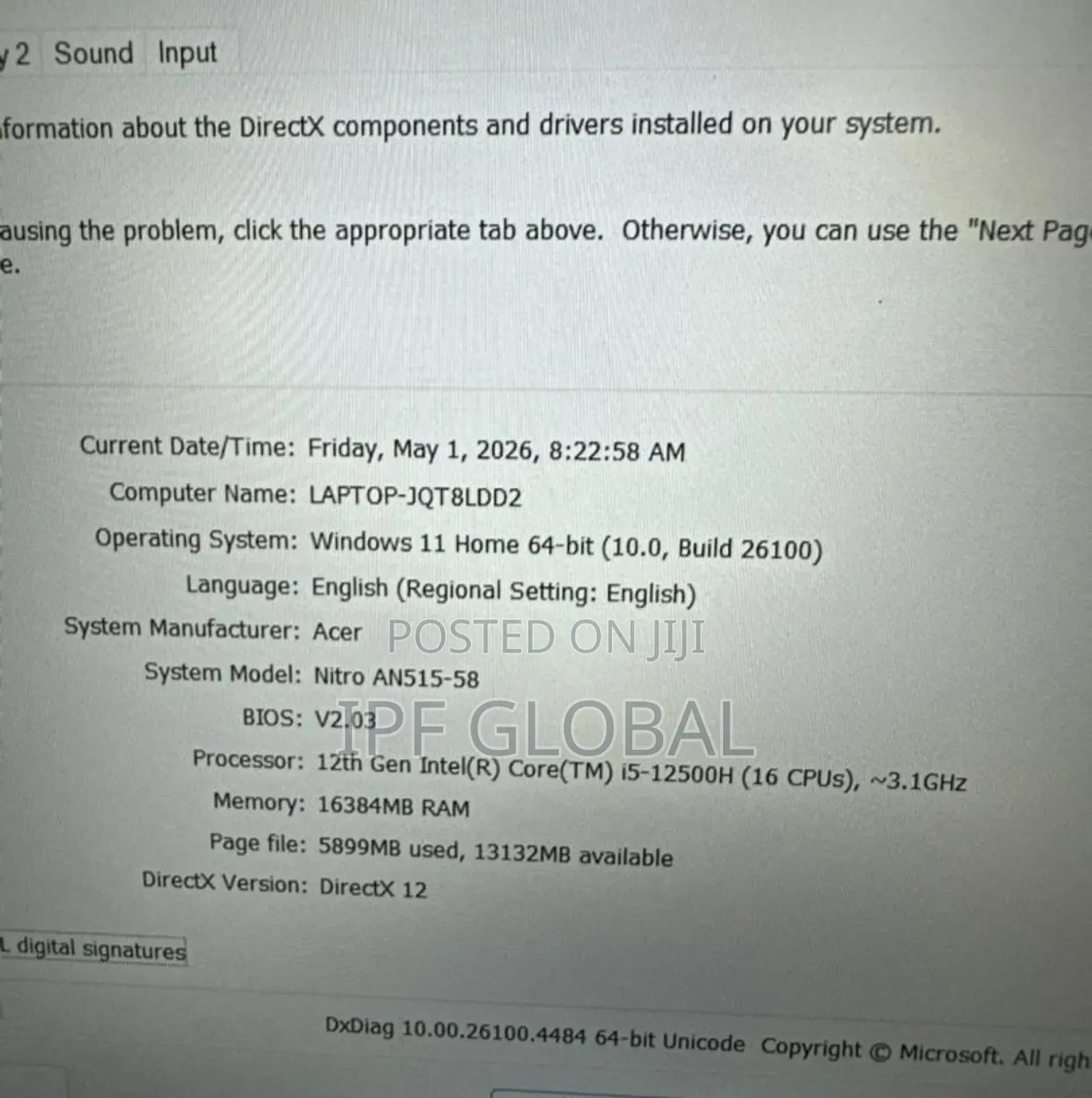 Laptop Acer 16GB Intel Core i5 SSD 1T