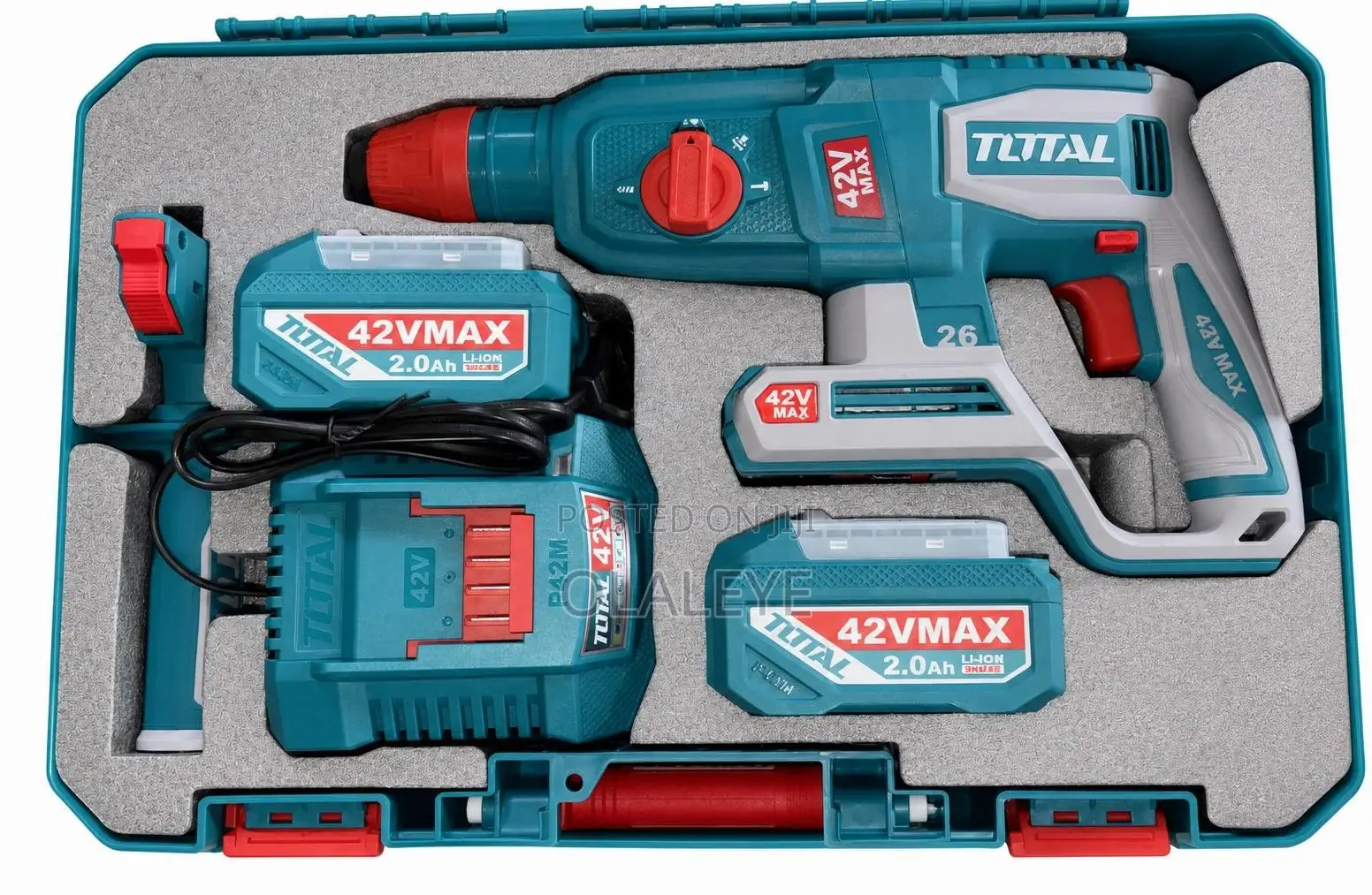 Total 42v Cordless Rotary Hammer Drill