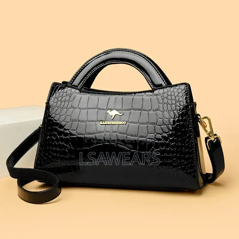 Handbag With Crocodile Pattern Trendy