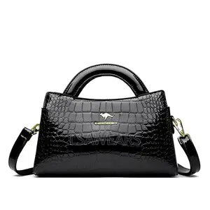 Handbag With Crocodile Pattern Trendy