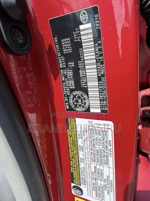 Toyota Camry 2008 Red