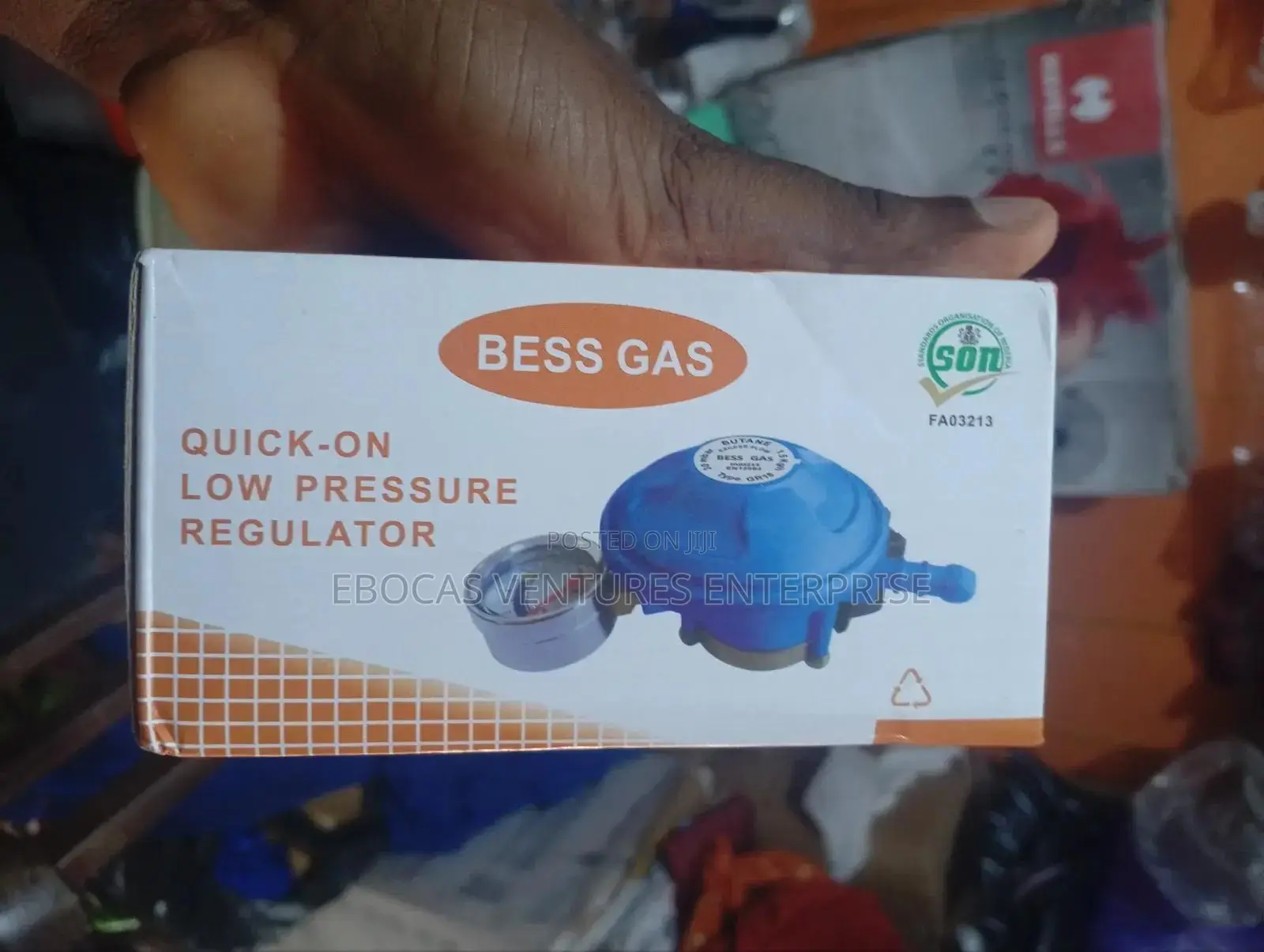 Gas Regulator With Timer Blue Colour