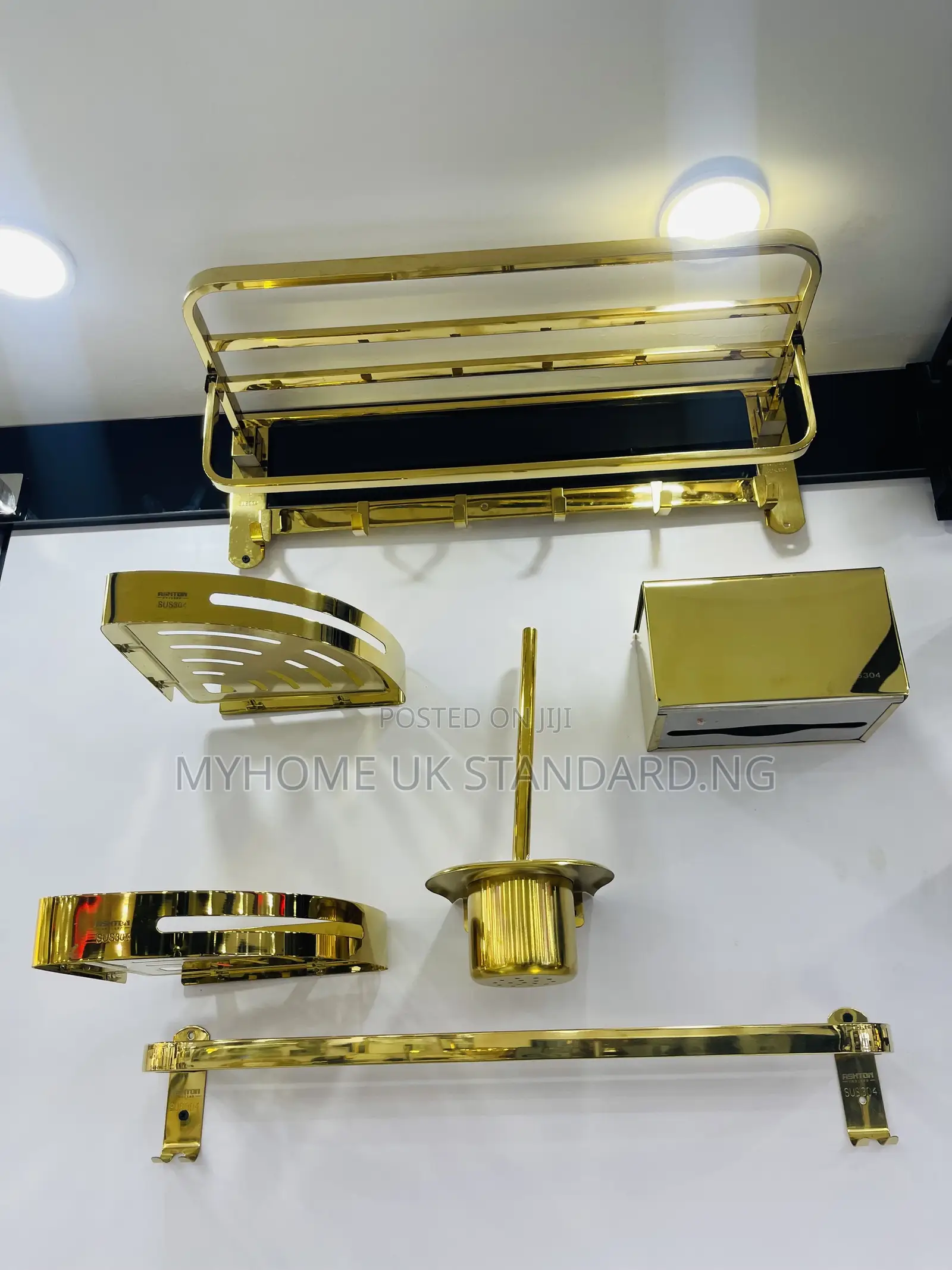 Gold Toilet Accessories