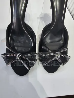 Zara Inspired Bow Mules- Black