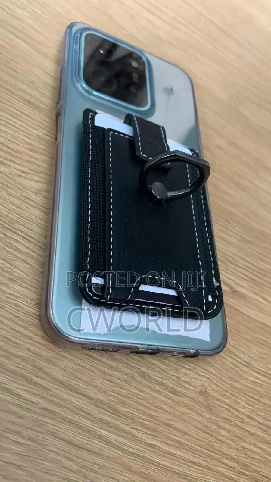Phone Card Holder With Ring Stand