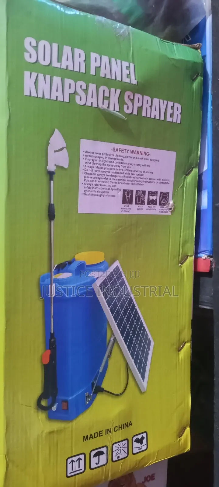 Solar Panel Knapsack Sprayer 20 Liters