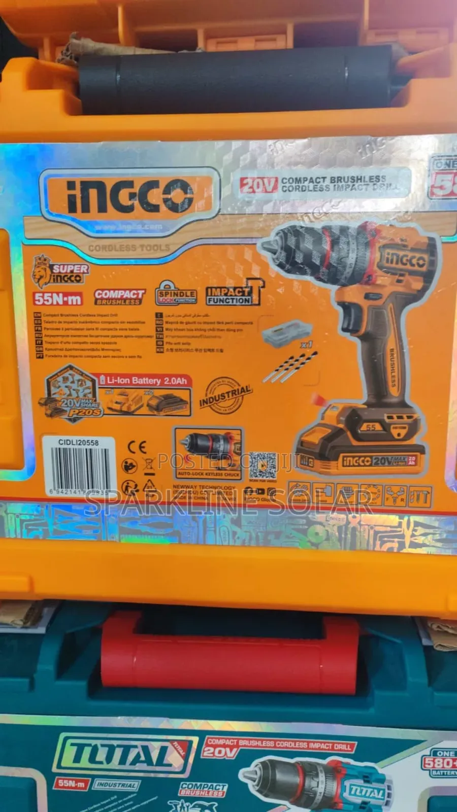 Quality Ingco 20v Brushless Cordless Impact Drill (Industrial Grade)